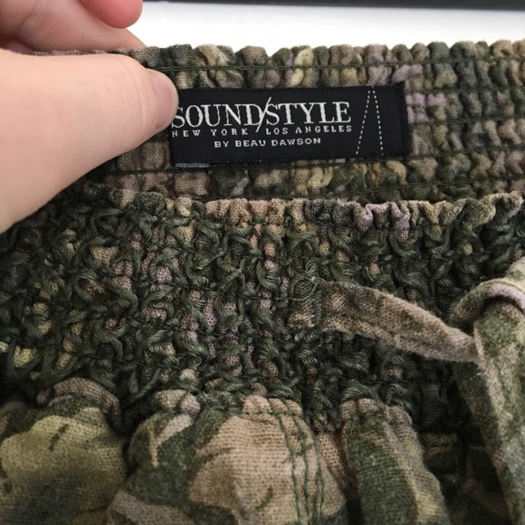 Sound style fabric pants - Picture 4 of 5